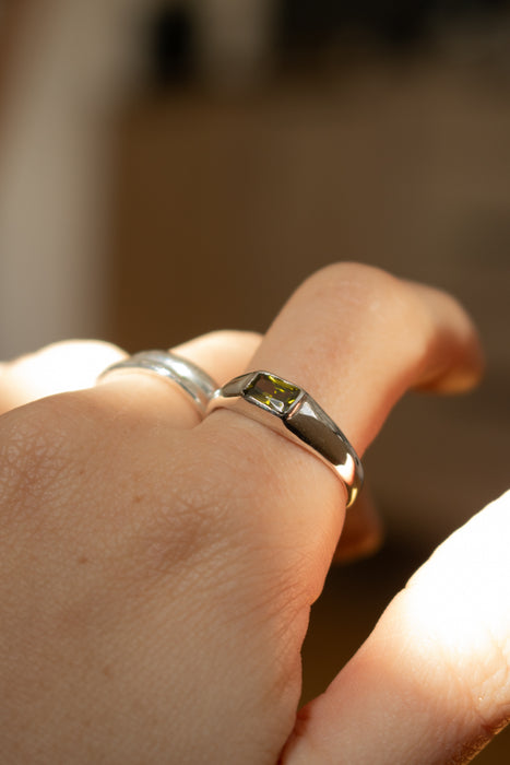 Green Gemstone Ring