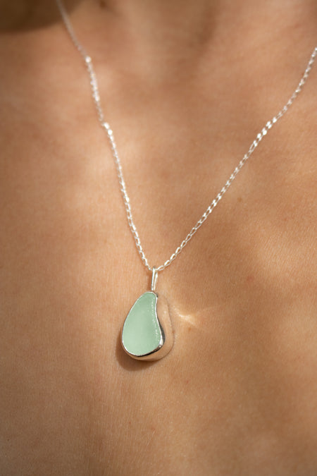 Custom Sea glass necklace image 0