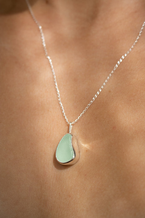 Custom Sea glass necklace image 0