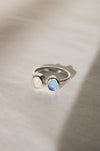 Double Sea Glass Ring image 1