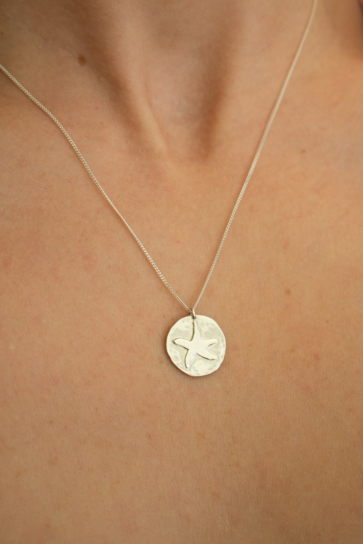 Recycled Sand Dollar Necklace  image 0