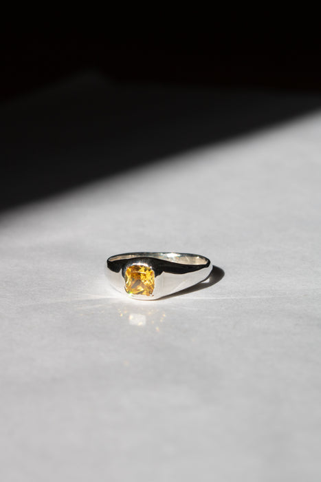 Yellow Gemstone Ring