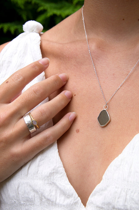 Custom Sea glass necklace image 1