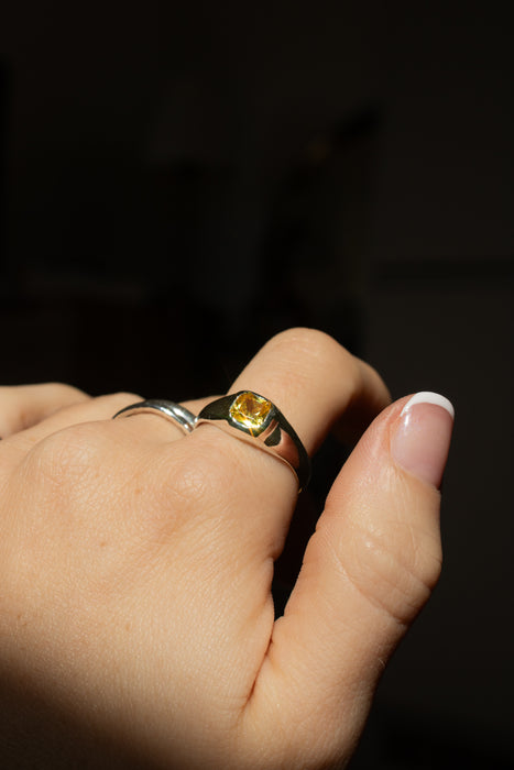 Yellow Gemstone Ring