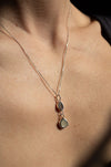 Double Sea Glass Necklace  image 2