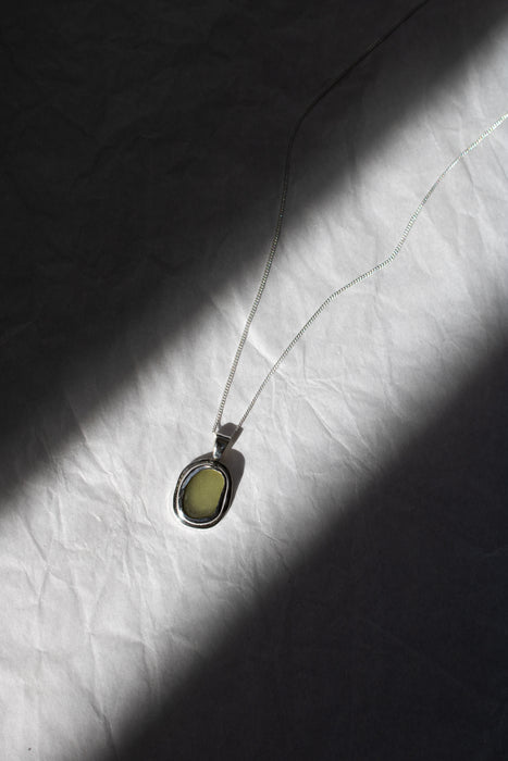 Green Halo Necklace