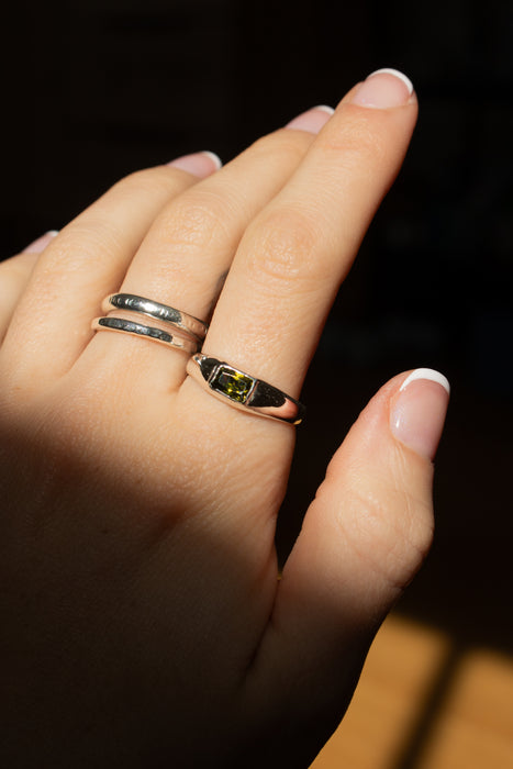 Green Gemstone Ring