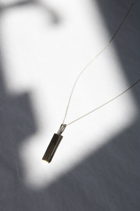 Recycled Bar Necklace  image 0