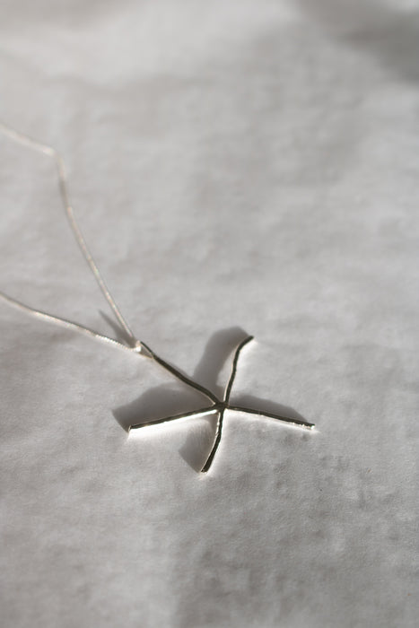 Recycled Star Fish Necklace  image 1