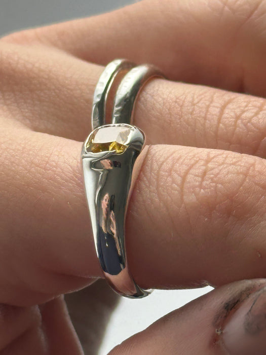 Yellow Gemstone Ring image 1