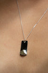 Light Green Sea Glass Pendant image 1