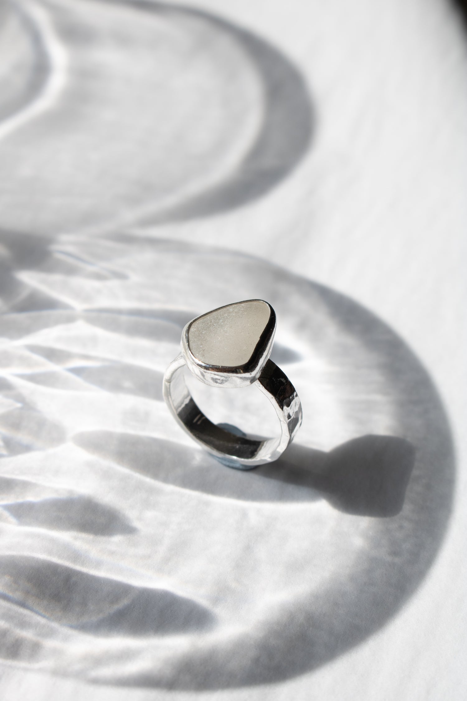 White Statement Ring image 0